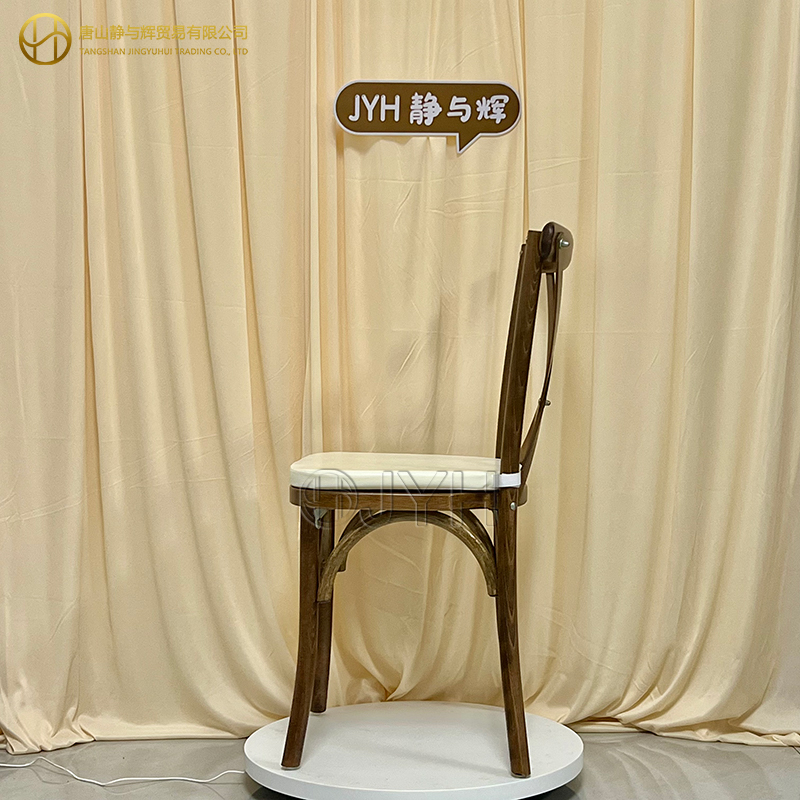 Stackable Wood Cross Back Chair/X Back Chair - Image 4