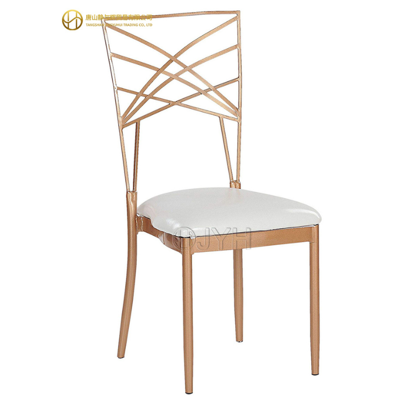Gold metal chameleon chair