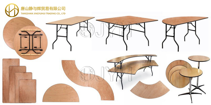Wood Round Cocktail Table - Image 7