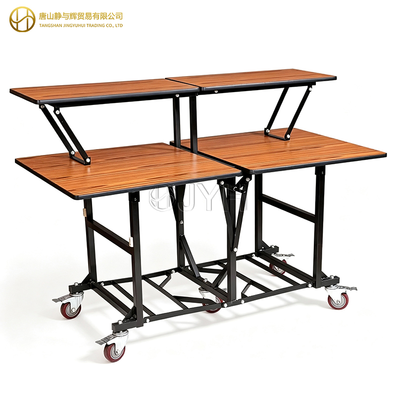 Mobile Folding Buffet Display Table