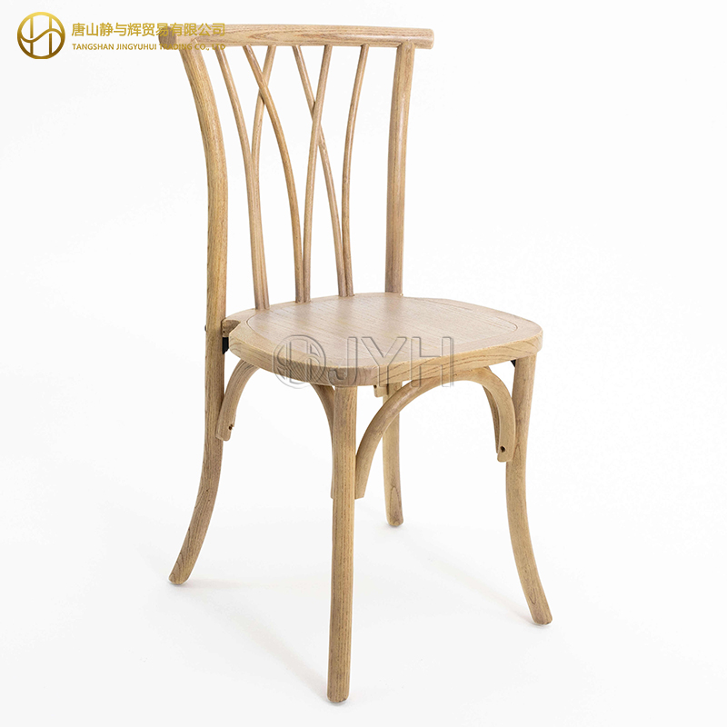 Solid Wood Wooden Cross Back Bentwood Dining Chair